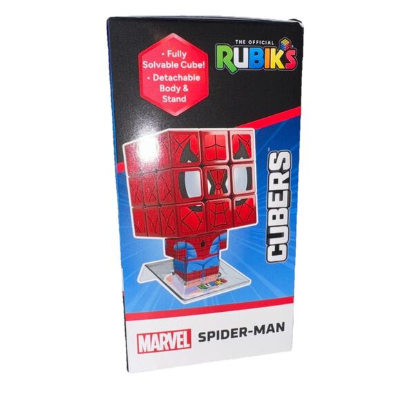 BRAND NEW Rubiks Cube Cubers 3X3 Spider-Man in Box Marvel Spin Master - Picture 5 of 7